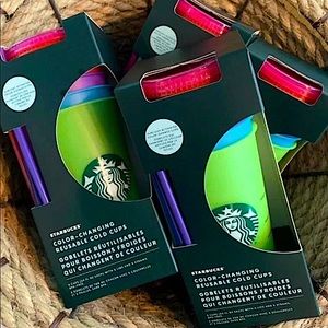 Starbucks UV-Reactive Tumblers - Change Color in the Sun
